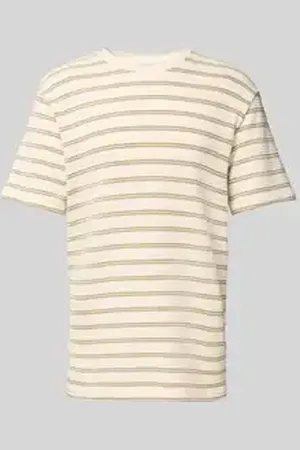 Only & Sons T-shirt met geribde ronde hals, model 
