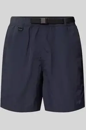 Woodbird Korte regular fit broek met riem, model 