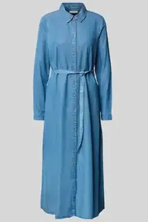 mbyM Jeansjurk met strikceintuur, model 