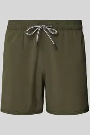 Fire + Ice Korte regular fit broek met labelpatch, model 