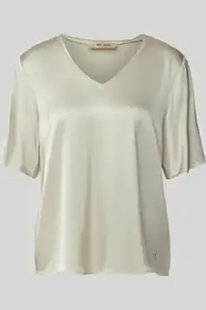 Mos Mosh Regular fit blouseshirt met V-hals, model 
