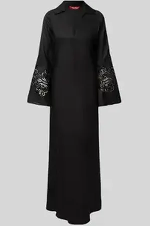 Max Mara Linnen jurk met broderie anglaise, model 