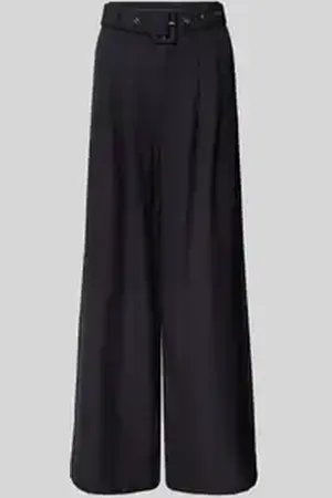 My Essential Wardrobe Wide leg bandplooibroek met riem, model 