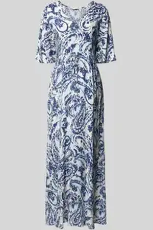 B YOUNG Maxi-jurk met V-hals, model 
