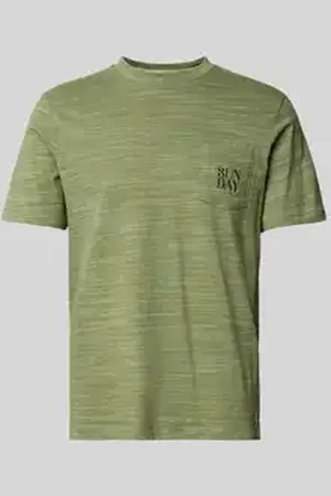 Blend T-shirt met motiefstitching, model 