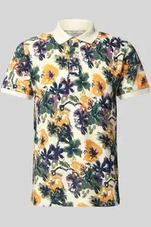 Blend Regular fit poloshirt met ribboorden, model 
