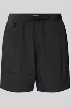 Woodbird Korte regular fit broek met riem, model 