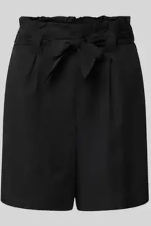 TOM TAILOR Regular fit korte broek met strikceintuur