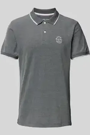Blend Regular fit poloshirt met ribboorden, model 