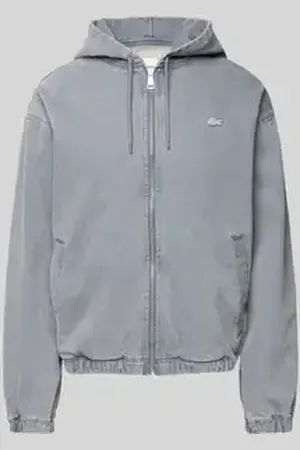 Lacoste Jeansjack met logobadge