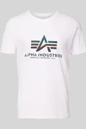 Alpha Industries T-shirt met labelprint