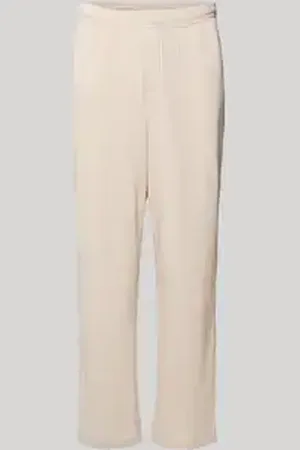JACK & JONES Straight leg stoffen broek met plissévouwen, model 