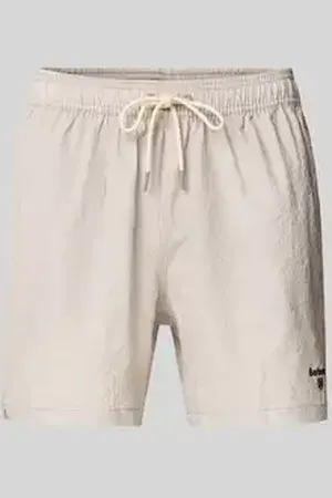 Barbour Korte broek met elastische band en steekzakken