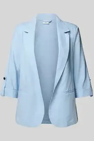 ONLY Loose fit blazer van een mix van viscose en linnen, model 