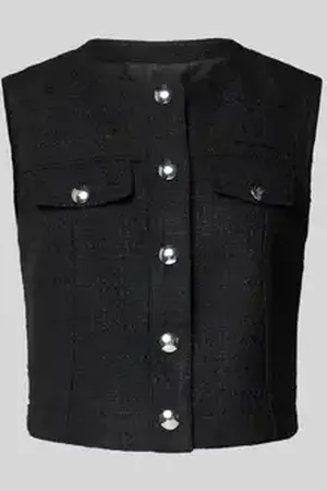 HUGO BOSS Gilet met structuurmotief, model 