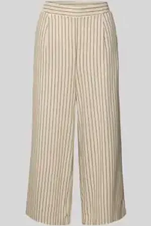 VERO MODA Loose fit culotte van een mix van viscose en linnen, model 