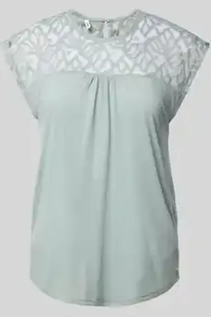 ONLY Regular fit top met kanten detail, model 
