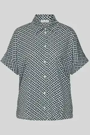Marc O’ Polo Regular fit overhemdblouse van fijne single-jersey