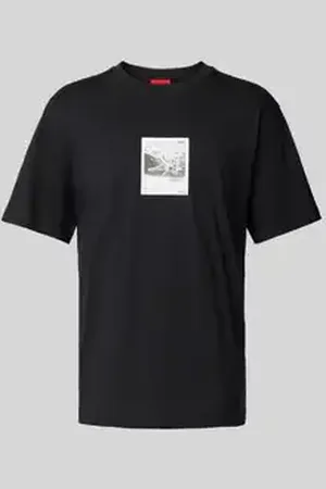 HUGO BOSS T-shirt met motiefprint, model 