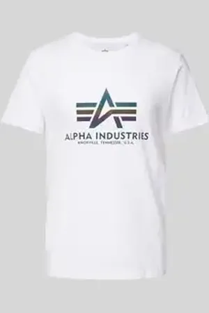 Alpha Industries T-shirt met labelprint