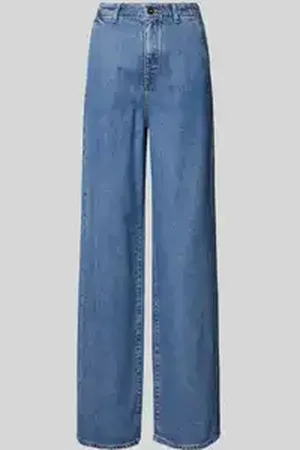 Marc O’ Polo Wide leg jeans van een mix van katoen en lyocell