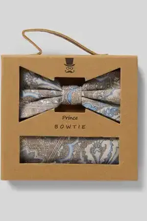 Prince BOWTIE Strik en pochet in de set