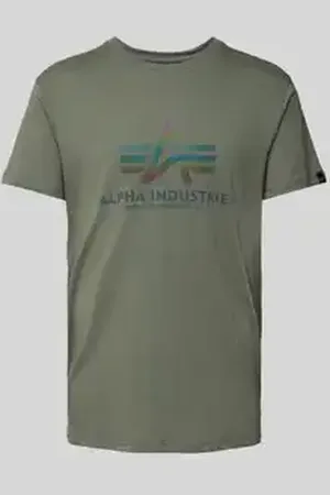 Alpha Industries T-shirt met labelprint