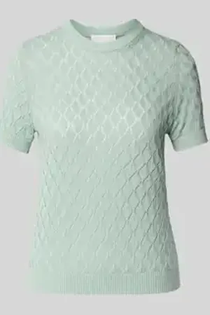 Jake*s Gebreide pullover met design met korte mouwen
