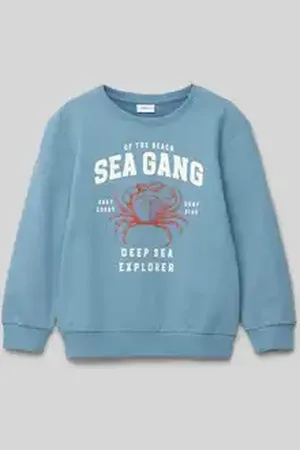 NAME IT Sweatshirt met motief- en statementprint, model 