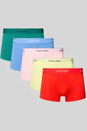 Calvin Klein Boxershort met elastische band met logo in een set van 5 stuks