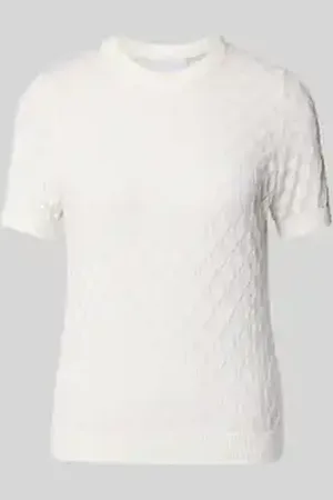 Jake*s Gebreide pullover met design met korte mouwen