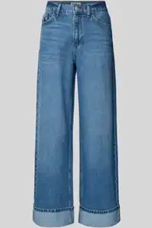 ONLY Wide leg jeans van puur katoen, model 