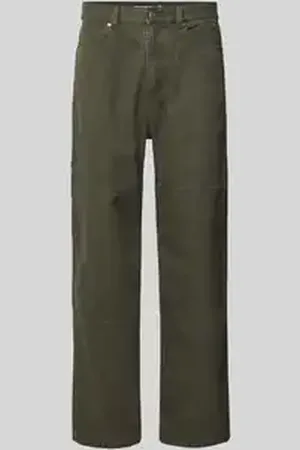 Review Regular fit chino met steekzakken