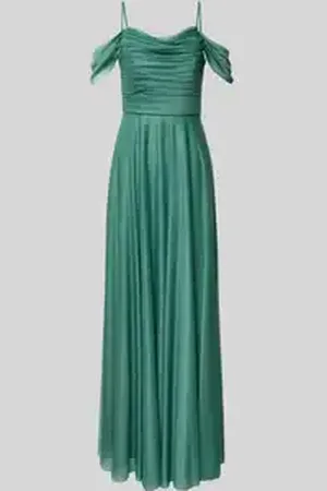 Christian Berg Avondjurk in off shoulder-design