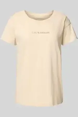 Armani Exchange T-shirt met labeldetail