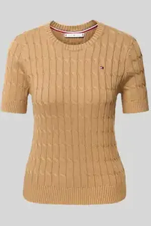 Tommy Hilfiger Regular fit gebreide pullover van zuiver katoen