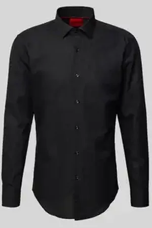 HUGO BOSS Slim fit zakelijk overhemd met kentkraag, model 