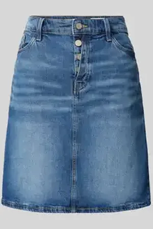 QS by s.Oliver Regular fit jeansrok in katoenmix, model 