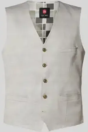 Club of Gents Gilet met strookzakken, model 