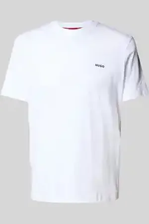 HUGO BOSS T-shirt met labelprint, model 