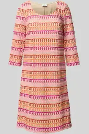 ROBE LÉGÈRE Knielange gebreide jurk met ronde hals
