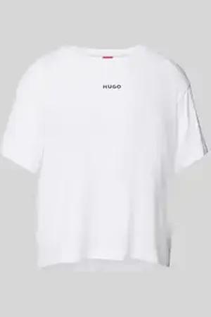 HUGO BOSS T-shirt met labelprint, model 