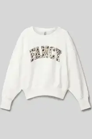 Blue Effect Sweatshirt met labelprint