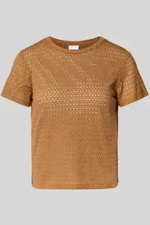 Jake*s T-shirt met gaatjesmotief