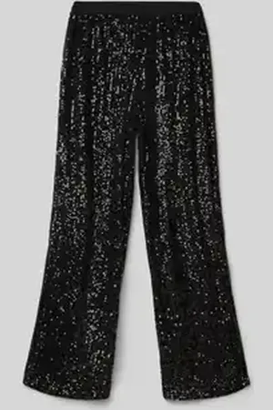 ONLY Straight fit broek met pailletten, model 