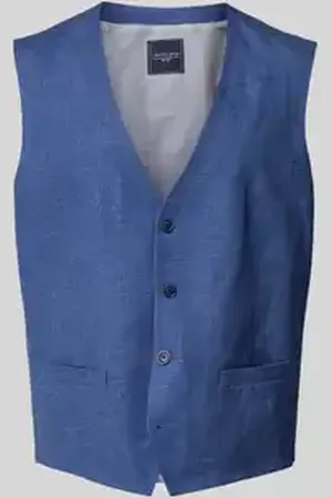 Christian Berg Gilet met strookzakken