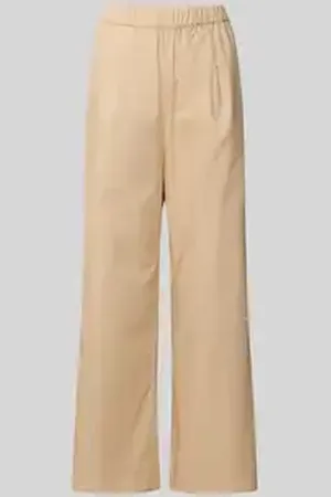 Christian Berg Straight leg stoffen broek met elastische band