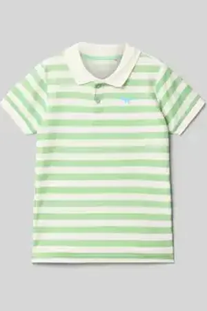 Blue Seven Poloshirt met labelstitching