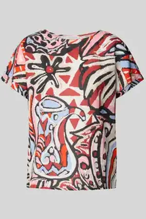 Christian Berg Overhemdblouse met ronde hals