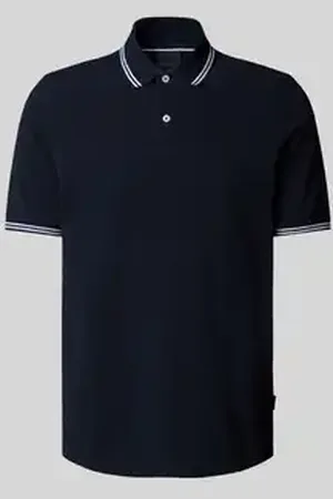 Bugatti Regular fit poloshirt met labeldetail
